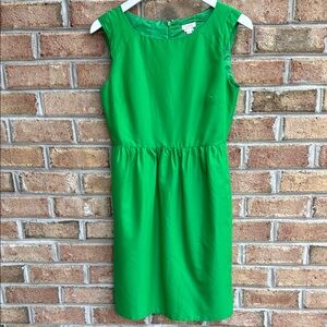 J. Crew kelly green taffeta dress. Size 4.